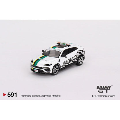 [HÀNG CÓ SẴN] Mocus Mô hình xe Mini GT 1:64 Lamborghini Urus 2022 Macau GP Official Safety Car 591