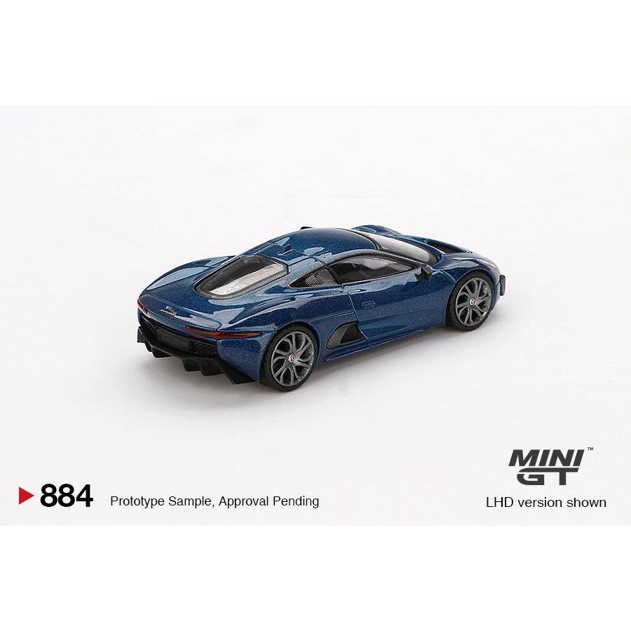 [HÀNG CÓ SẴN] Mocus Mô hình xe Mini GT 1:64 Jaguar C-X75 Blue 884