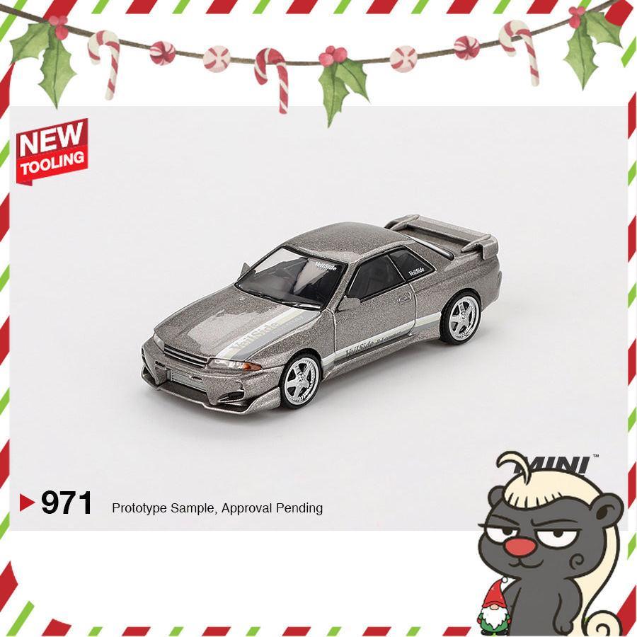 [HÀNG CÓ SẴN] Mocus Mô hình xe Mini GT 1:64 Nissan Skyline GT-R (R32) Veilside Combat C-I Veilside Combat Grey 971