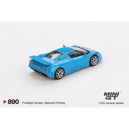[HÀNG CÓ SẴN] Mocus Mô hình xe Mini GT 1:64 Bugatti EB110 Super Sport Blu Bugatti 890