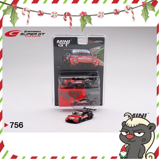 [HÀNG CÓ SẴN] Mocus Mô hình xe Mini GT 1:64 Card Nissan Z GT500 #23 "MOTUL AUTECH Z" NISMO 2023 SUPER GT SERIES 756