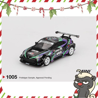 [HÀNG CÓ SẴN] Mocus Mô hình xe Mini GT 1:64 Toyota GR86 HKS TYPE R 2022 Tokyo Auto Salon 1005