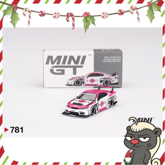 [HÀNG CÓ SẴN] Mocus Mô hình xe Mini GT 1:64 Nissan LB-Super Silhouette S15 SILVIA Auto Finesse SEMA 2023 781
