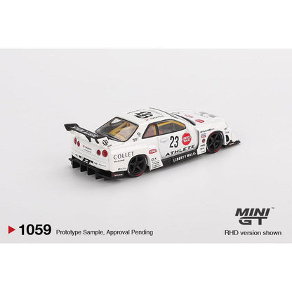 [HÀNG CÓ SẴN] Mocus Mô hình xe Mini GT 1:64 Nissan LB-ER34 Super Silhouette ATHLETE/COLLET 1059