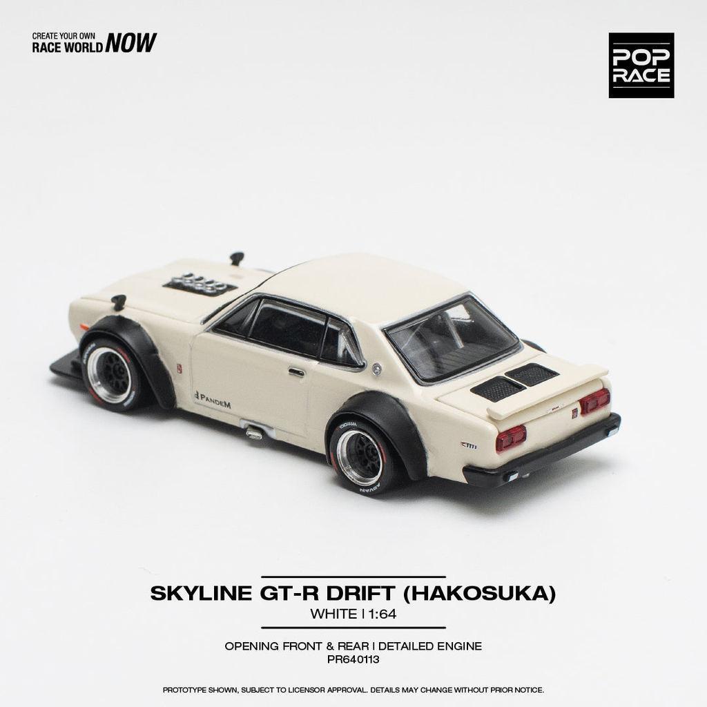 [HÀNG CÓ SẴN] Mô hình xe POPRACE 1:64 Hakosuka Skyline GTR V8 Drift PR640113