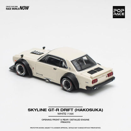 [HÀNG CÓ SẴN] Mô hình xe POPRACE 1:64 Hakosuka Skyline GTR V8 Drift PR640113