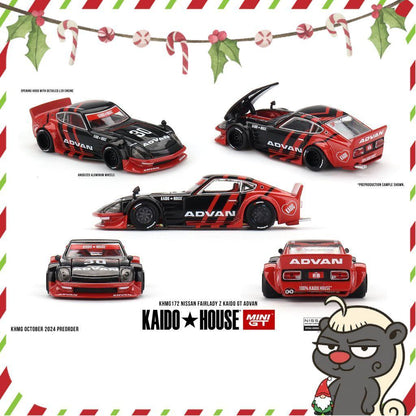 [HÀNG CÓ SẴN] Mô hình xe KAIDO HOUSE 1:64 Nissan Fairlady Z Kaido GT ADVAN KHMG172