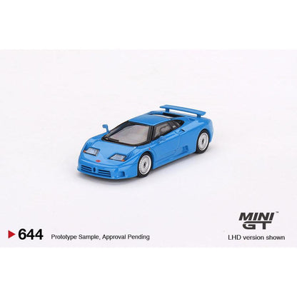 [HÀNG CÓ SẴN] Mocus Mô hình xe Mini GT 1:64 Bugatti EB110 GT Blu Bugatti 0644