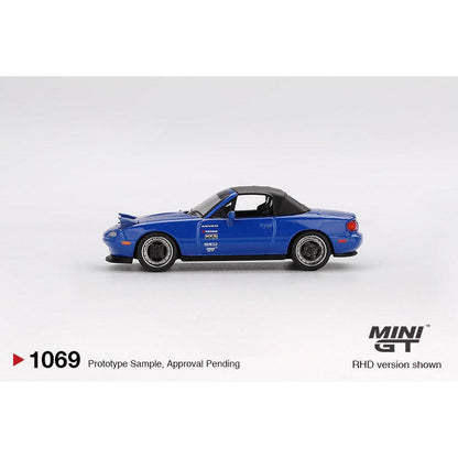 [HÀNG CÓ SẴN] Mocus Mô hình xe Mini GT 1:64 Mazda Miata MX-5 (NA) Tuned Dark Blue 1069