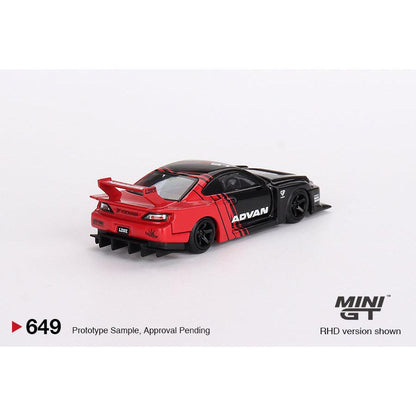 [HÀNG CÓ SẴN] Mocus Mô hình xe Mini GT 1:64 Nissan LB-Super Silhouette S15 SILVIA ADVAN RHD only 649