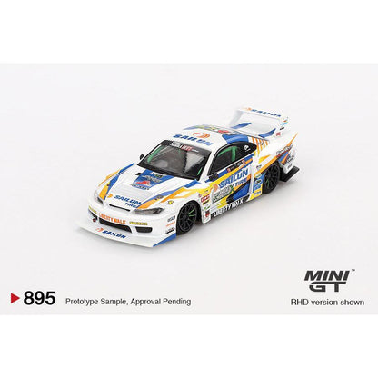 [HÀNG CÓ SẴN] Mocus Mô hình xe Mini GT 1:64 Nissan LB-Super Silhouette S15 SILVIA #555 2023 Formula Drift Japan 895