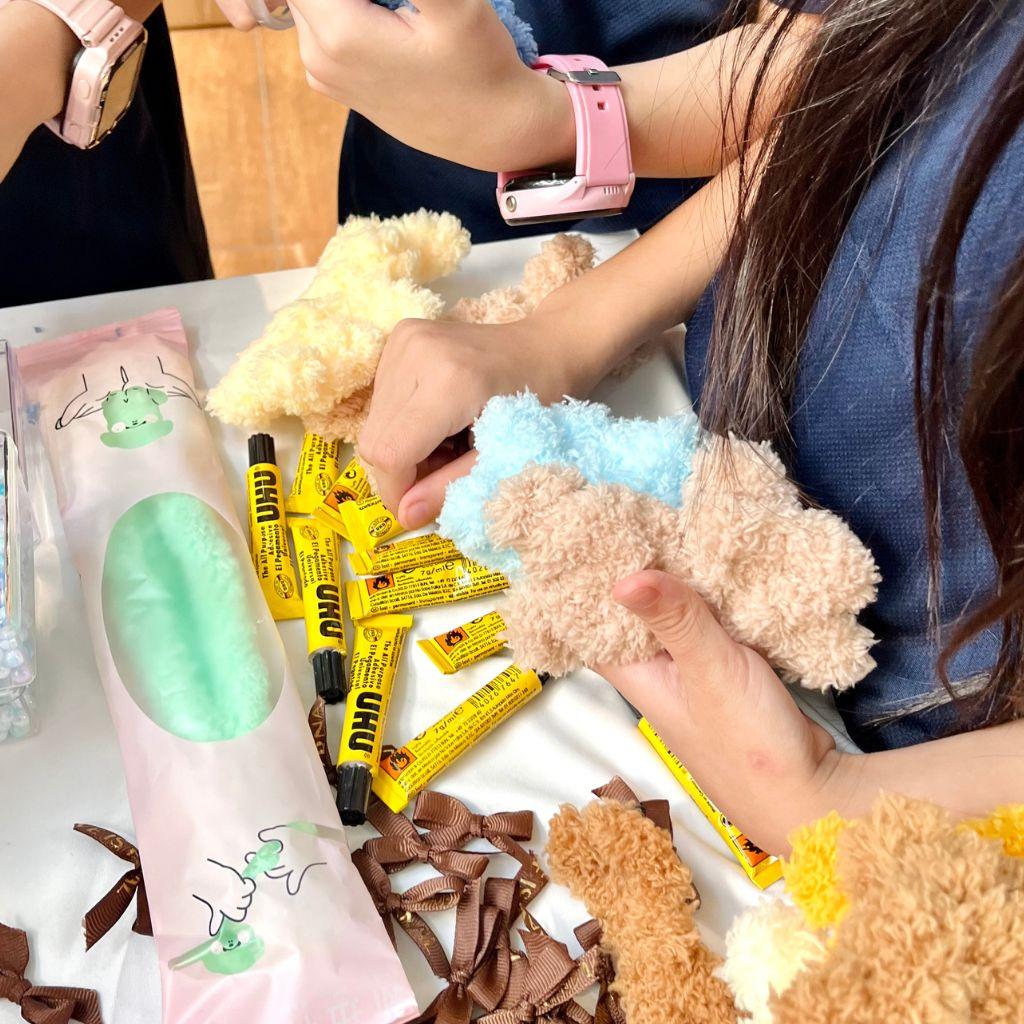 Bó hoa len xù 3 gấu - Tháng 3 2025 - Mocus Gift & Toys