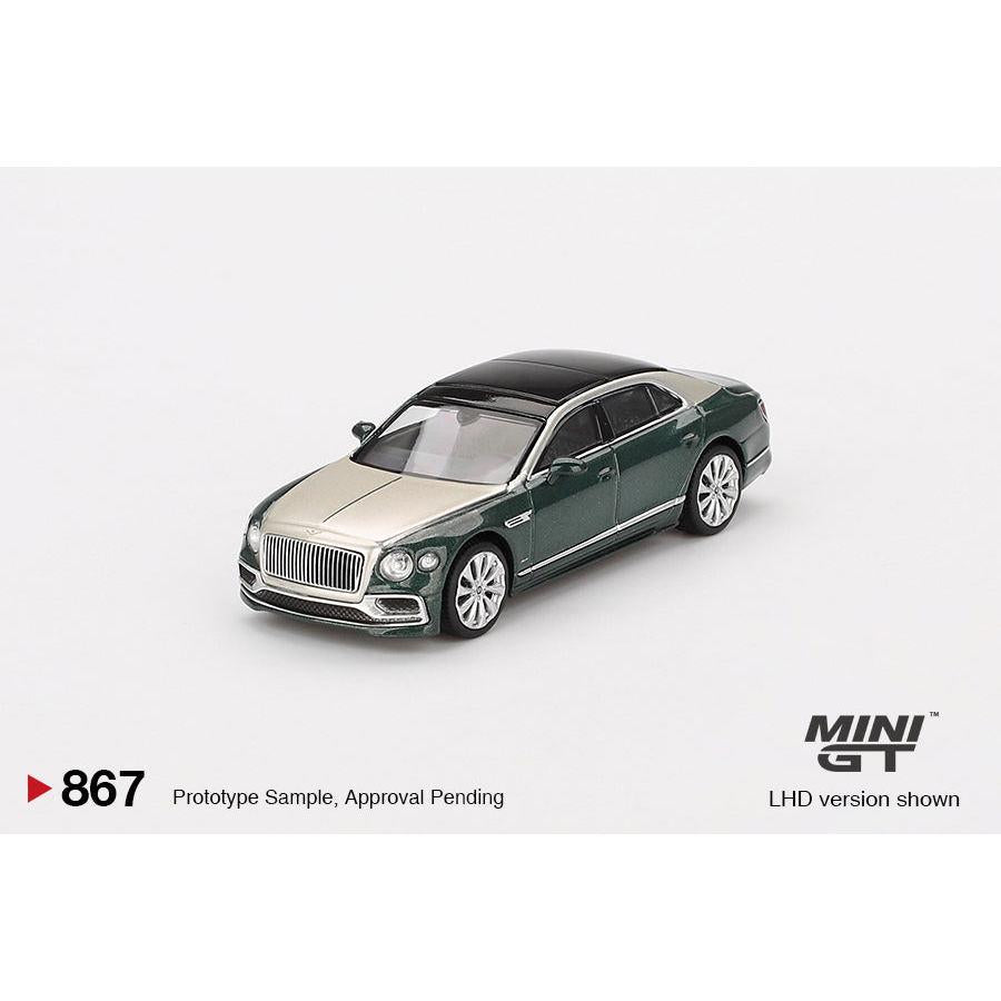 [HÀNG CÓ SẴN] Mocus Mô hình xe Mini GT 1:64 Bentley Flying Spur White Sand Verdant 867