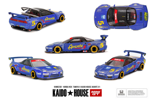 [Mocus Bán lượt mua trước] Sắp ra mắt Quý 01/2026 mô hình xe Mini GT Kaido House 1:64 Honda NSX  TAMIYA x KAIDO HOUSE AVANTE V1 KHMG238