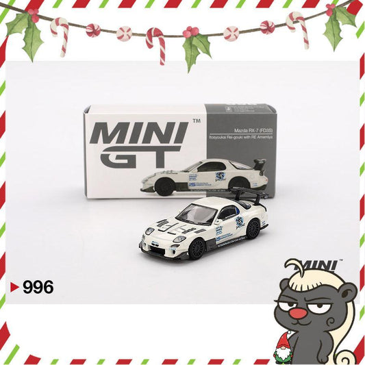[HÀNG CÓ SẴN] Mocus Mô hình xe Mini GT 1:64 Mazda RX-7 (FD3S) Itosyoukai Rei-gouki with RE Amemiya 996
