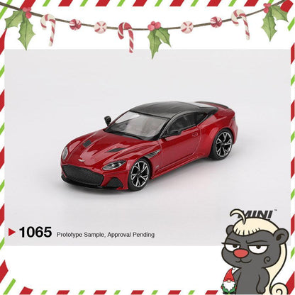 [HÀNG CÓ SẴN] Mocus Mô hình xe Mini GT 1:64 Aston Martin DBS Hyper Red 1065