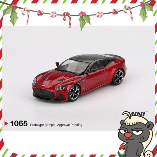 [HÀNG CÓ SẴN] Mocus Mô hình xe Mini GT 1:64 Aston Martin DBS Hyper Red 1065