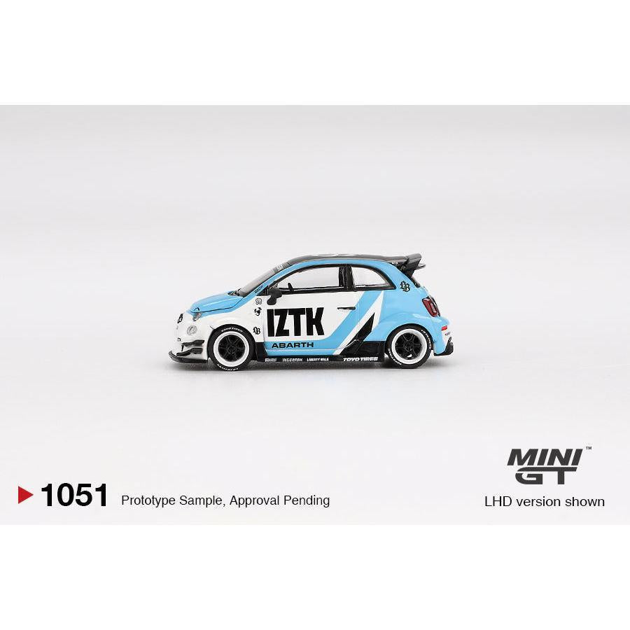 [HÀNG CÓ SẴN] Mocus Mô hình xe Mini GT 1:64 Abarth 595 LB-WORKS x Abas Works IZTK 1051