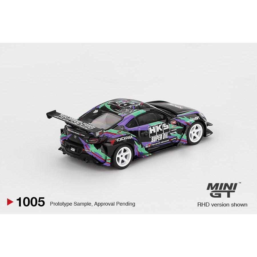 [HÀNG CÓ SẴN] Mocus Mô hình xe Mini GT 1:64 Toyota GR86 HKS TYPE R 2022 Tokyo Auto Salon 1005