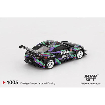 [HÀNG CÓ SẴN] Mocus Mô hình xe Mini GT 1:64 Toyota GR86 HKS TYPE R 2022 Tokyo Auto Salon 1005