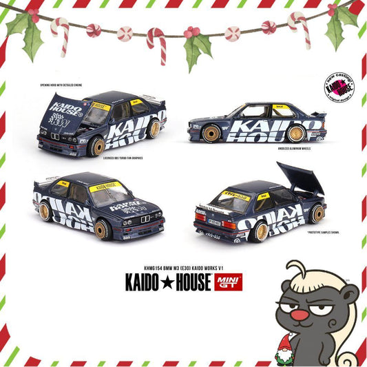 [HÀNG CÓ SẴN] Mô hình xe KAIDO HOUSE 1:64 BMW M3 (E30) KAIDO WORKS V1 KHMG154