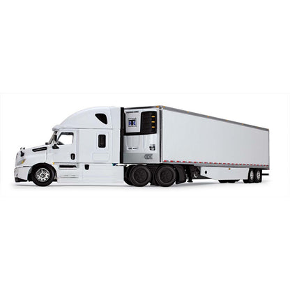 Mô hình xe DCP 1:64White/White Freightliner 2018 Cascadia & 53' Utility Trailer With Thermo King Reefer 60-1054