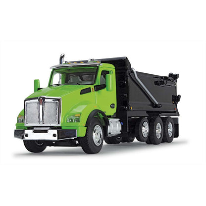 Mô hình xe DCP 1:64Lime Green/Black Kenworth T880 Rogue Dump 60-1413