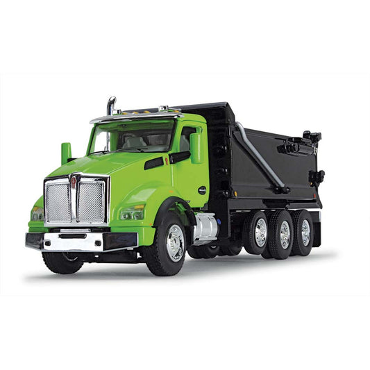 Mô hình xe DCP 1:64Lime Green/Black Kenworth T880 Rogue Dump 60-1413