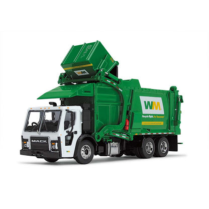 Mô hình xe DCP 1:64WM Mack LR With McNeilus Meridian Front Load Refuse Truck And Trash Bin 60-1796D