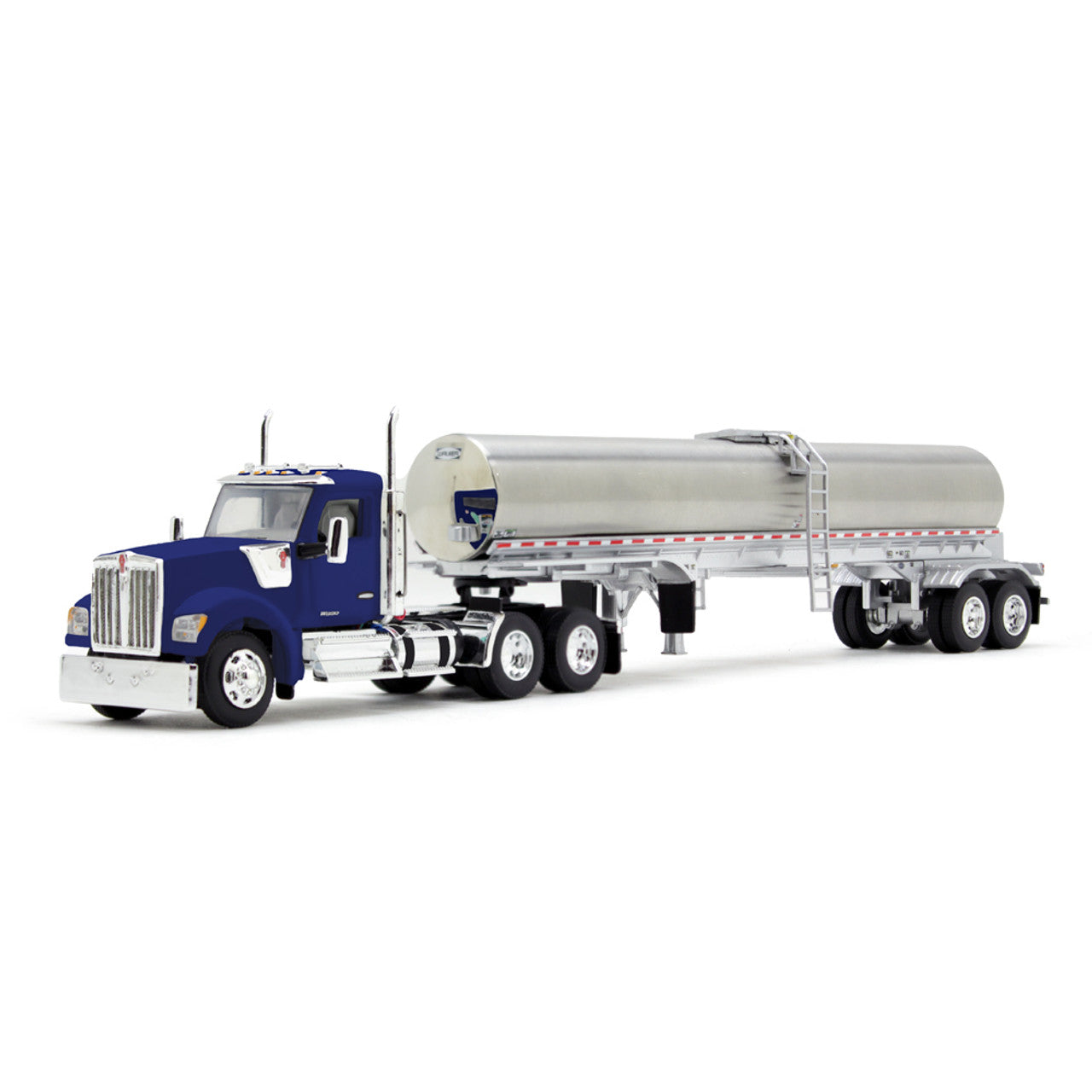 [PRE-SALE 07/2025] Mô hình xe DCP 1:64Viper Blue Kenworth W990 Day Cab With Walker Food Grade Tank Trailer 60-2094