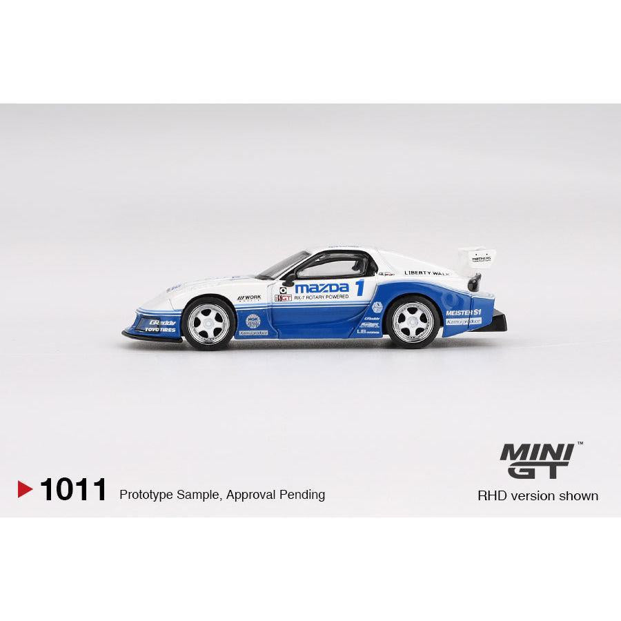 [HÀNG CÓ SẴN] Mocus Mô hình xe Mini GT 1:64 MAZDA RX-7 LB-Super Silhouette IMSA 1011