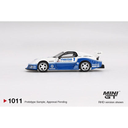[HÀNG CÓ SẴN] Mocus Mô hình xe Mini GT 1:64 MAZDA RX-7 LB-Super Silhouette IMSA 1011