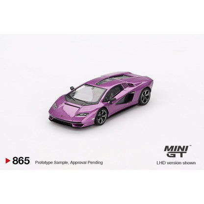 [HÀNG CÓ SẴN] Mocus Mô hình xe Mini GT 1:64 Lamborghini Countach LPI 800-4 Viola 30th 865