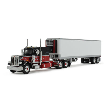 Mô hình xe DCP 1:64Legacy Series #1: Pirkle Refrigerated Freight Lines Peterbilt Model 359 With 60" Vintage Sleeper & 40' Vintage Trailer With Reefer 69-2017