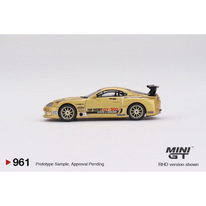 [HÀNG CÓ SẴN] Mocus Mô hình xe Mini GT 1:64 Toyota Supra (A80) Top Secret GT-300 Top Secret Gold 961