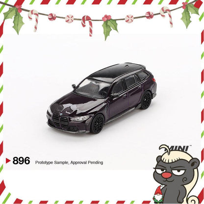 [HÀNG CÓ SẴN] Mocus Mô hình xe Mini GT 1:64 BMW M3 M Performance Touring Daytona Violet 896