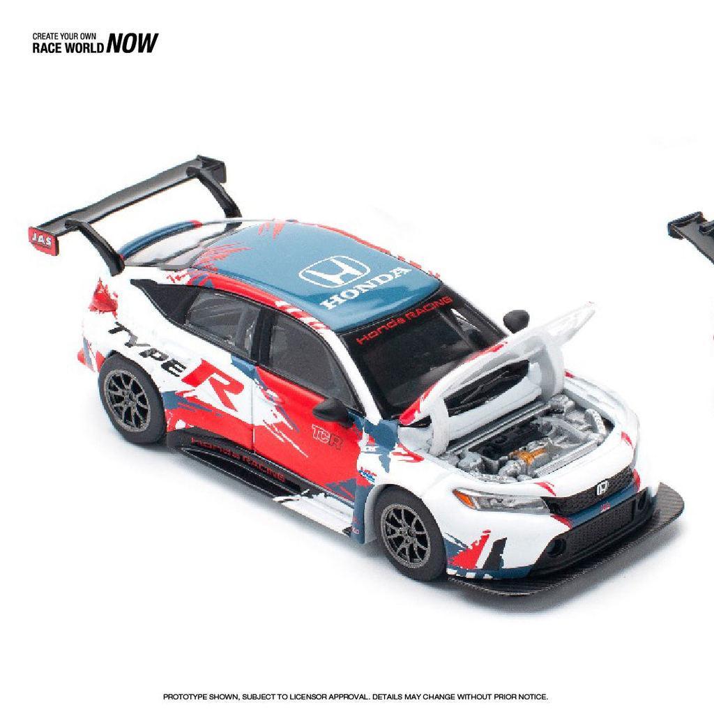 [HÀNG CÓ SẴN] Mô hình xe POPRACE 1:64 HONDA CIVIC TYPE-R (FL5) TCR PRESENTATION PR640153