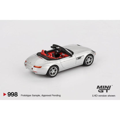 [HÀNG CÓ SẴN] Mocus Mô hình xe Mini GT 1:64 BMW Z8 Silver 998