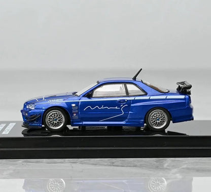Mô hình xe INNO64 1/64 Nissan SKYLINE GTR R34 V-SPEC MINES