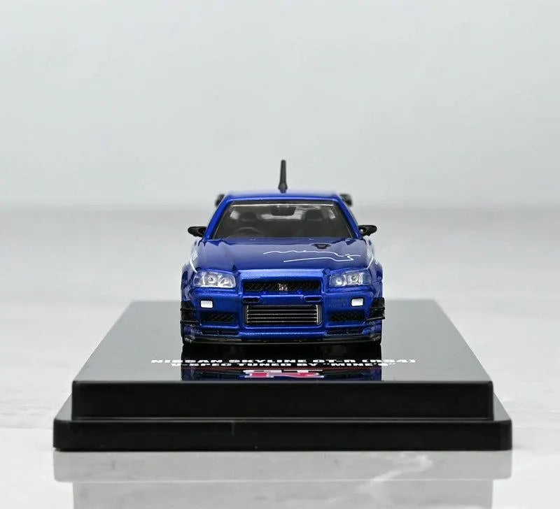 Mô hình xe INNO64 1/64 Nissan SKYLINE GTR R34 V-SPEC MINES