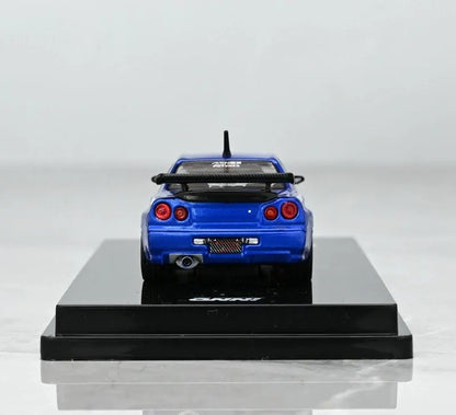 Mô hình xe INNO64 1/64 Nissan SKYLINE GTR R34 V-SPEC MINES