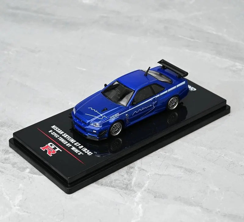 Mô hình xe INNO64 1/64 Nissan SKYLINE GTR R34 V-SPEC MINES