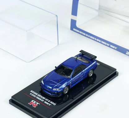 Mô hình xe INNO64 1/64 Nissan SKYLINE GTR R34 V-SPEC MINES