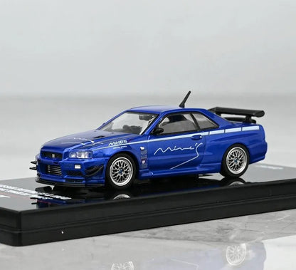 Mô hình xe INNO64 1/64 Nissan SKYLINE GTR R34 V-SPEC MINES