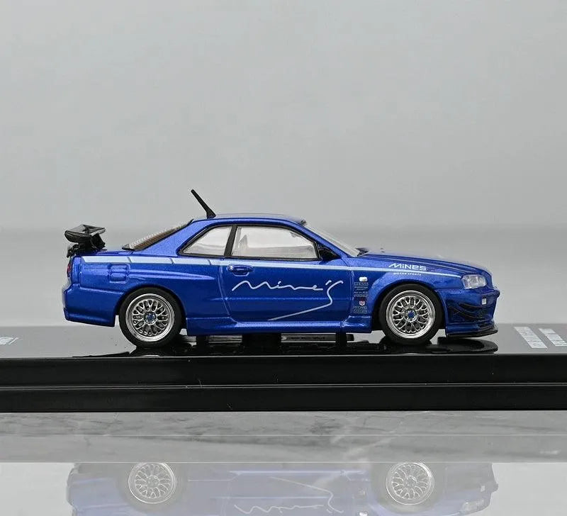Mô hình xe INNO64 1/64 Nissan SKYLINE GTR R34 V-SPEC MINES
