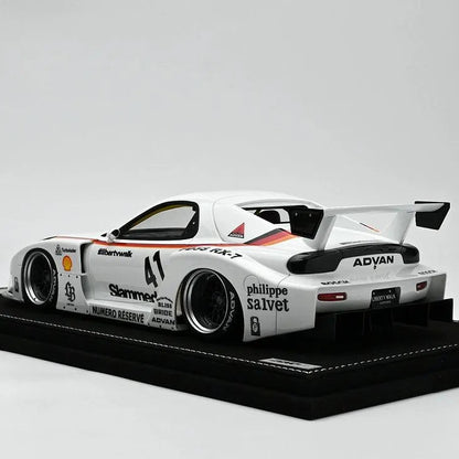 Mô hình xe INNO64 1/18 Mazda RX7 FD3S LB-SUPER SILHOUETTE resin