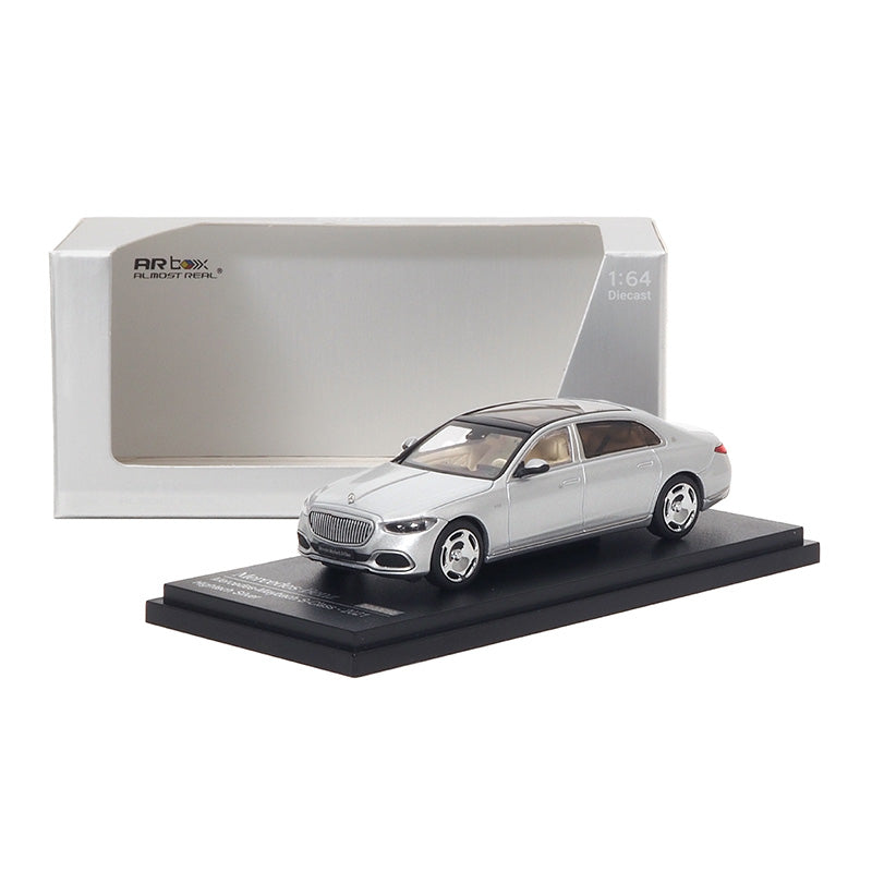 Mô hình xe ARbox(Almost Real) 1:64 Mercedes-Maybach S-Class 2021 Space Silver - 620118001