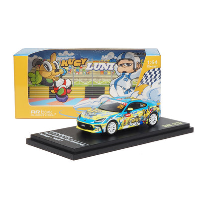 Mô hình xe ARbox(Almost Real) 1:64 Toyota GR86 2023 Macau Grand Prix 70th Anniversary "Hugy" Collaboration Model - 670004001