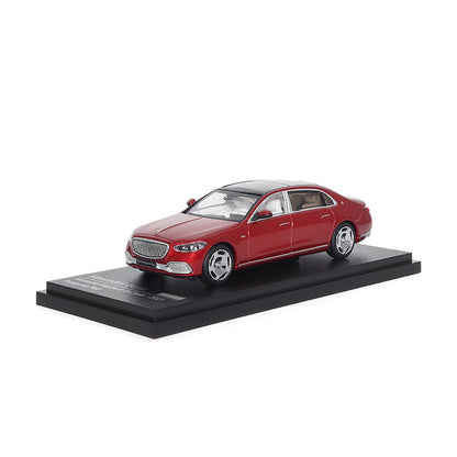 Mô hình xe ARbox(Almost Real) 1:64 Mercedes-Maybach S-Class 2021 Lava Red - 620119001