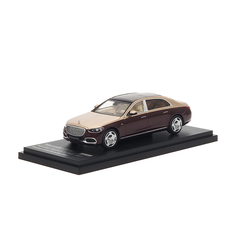 Mô hình xe ARbox(Almost Real) 1:64 Mercedes-Maybach S-Class 2021 Kalahari Gold/Tourmaline Red - 620122001